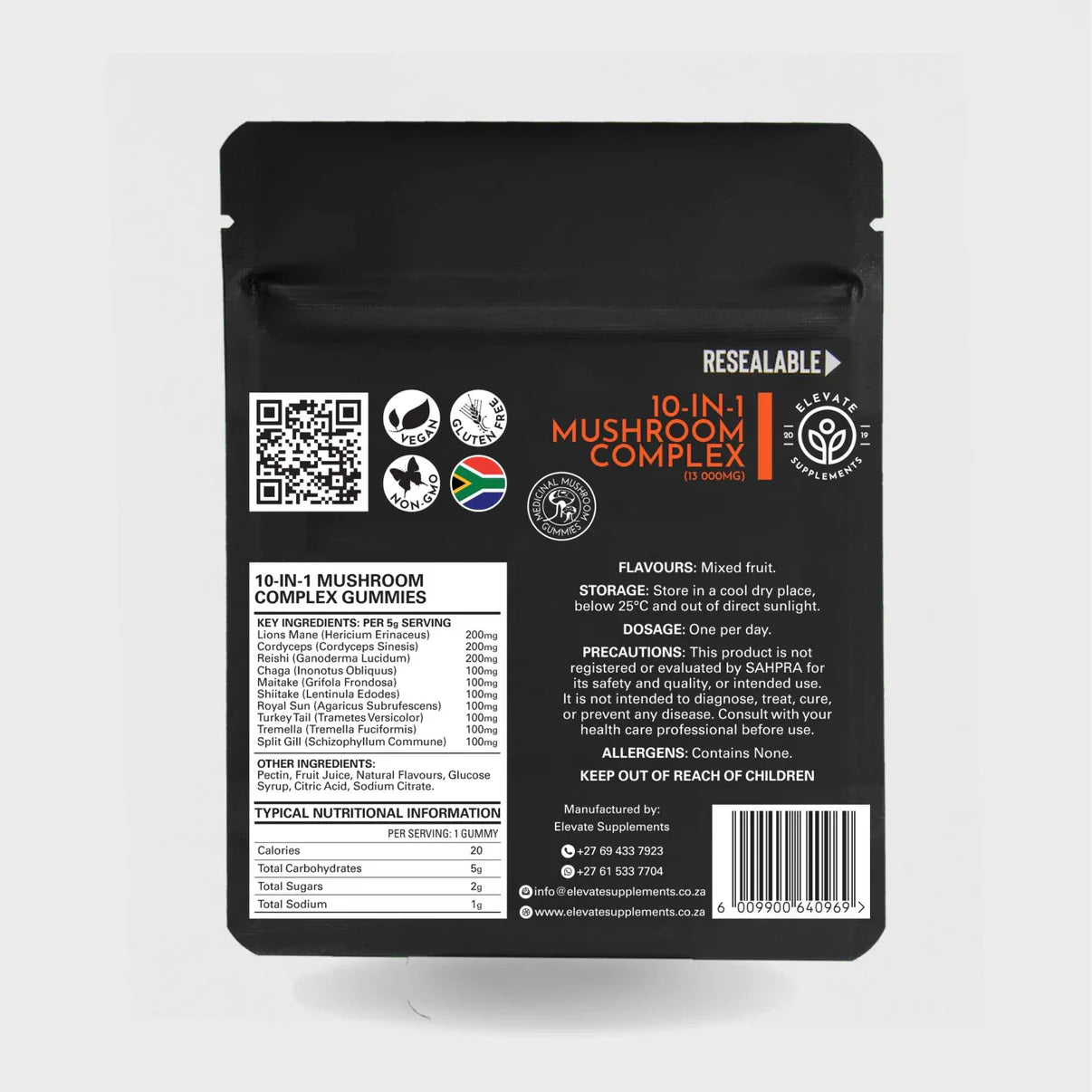 10-in-1 Mushroom Complex Gummies